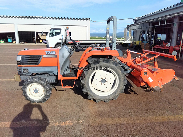 Τρακτέρ με φρέζα KUBOTA T240