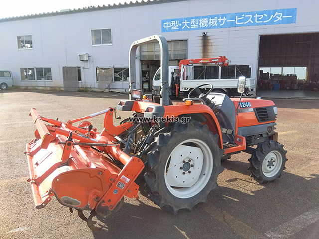 Τρακτέρ με φρέζα KUBOTA T240